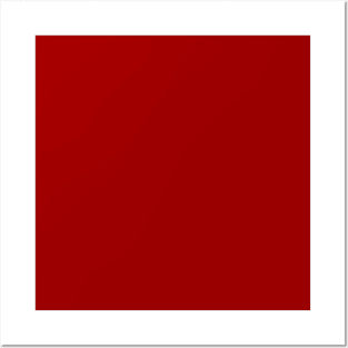 Crimson Red Solid Color Posters and Art